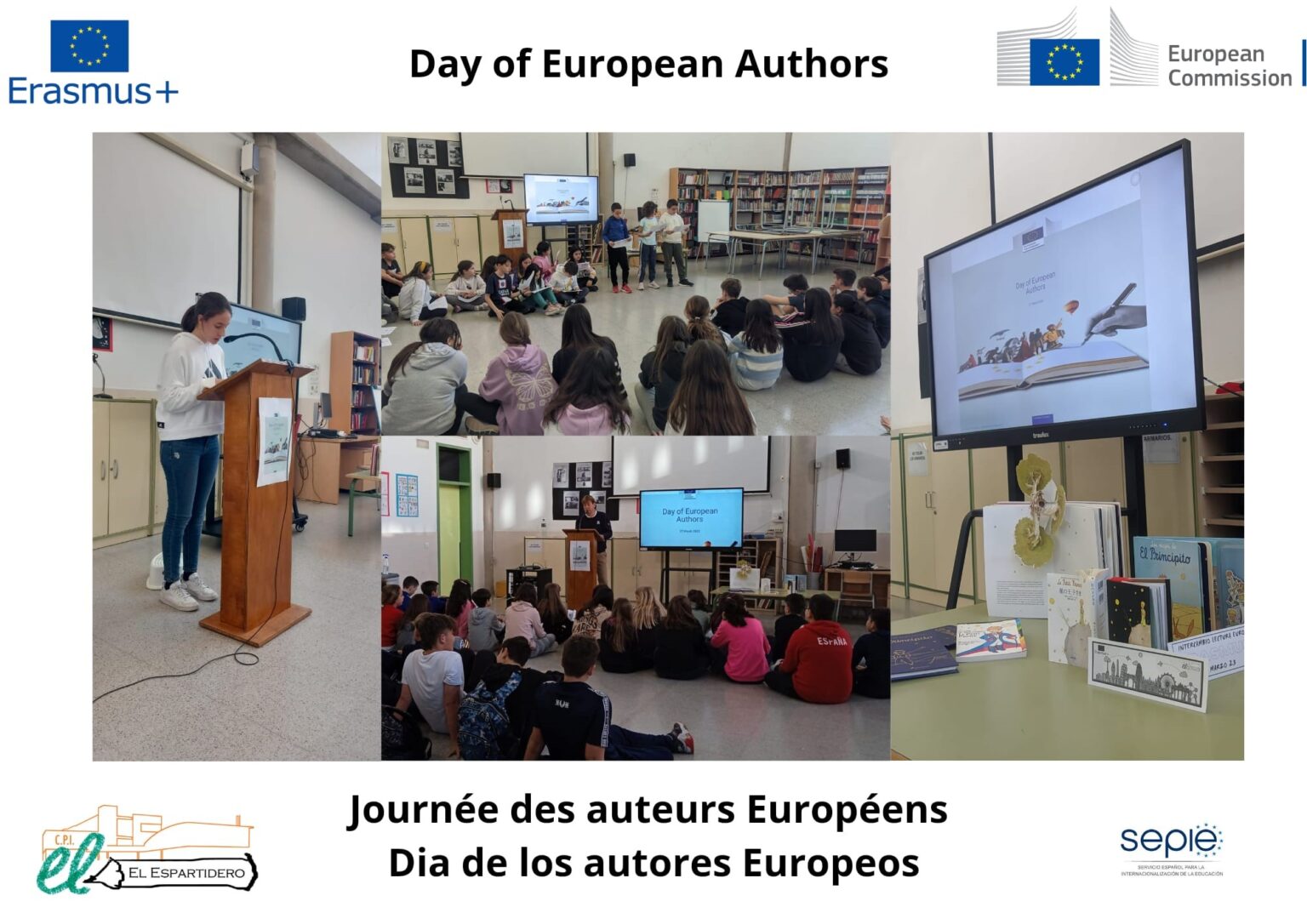 Europeos Día de los Autores Europeos – CPI El Espartidero