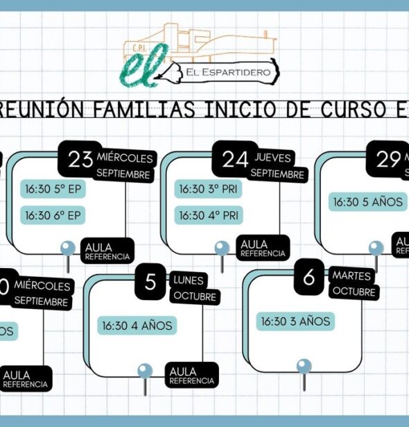 Primeras reuniones infantil y primaria